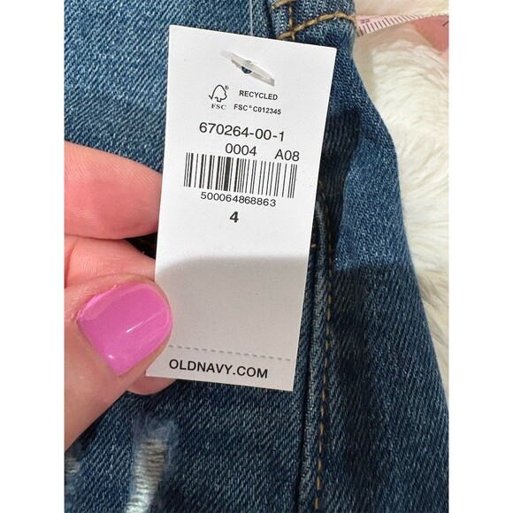 Old Navy Womens Extra High-Rise Sky Hi Straight Bermuda Shorts 7" Size 4 - Picture 8 of 8